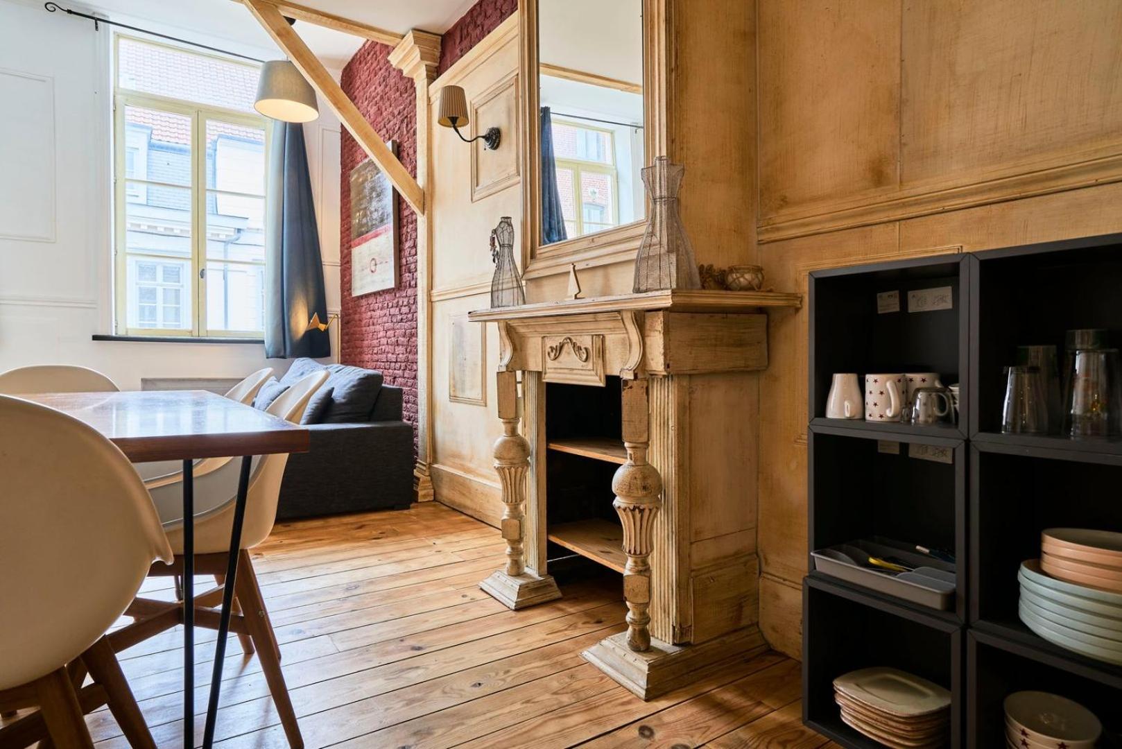 Old Lille Charming Duplex Apartment Exterior foto